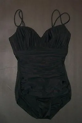  $152 Victoria Secret Retro Black Magicsuit Swimsuit 8 • $69.99
