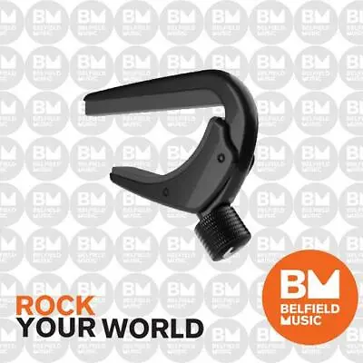 D'Addario Planet Waves PW-CP-12 Ukulele Pro Uke Capo Black W/ Adjustable Tension • $43.99