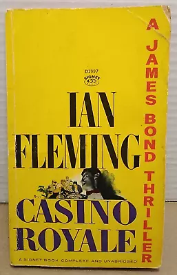 Ian Fleming - Casino Royale - James Bond - 1953 - 18th Print Vintage Paperback • $14.51