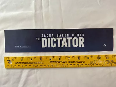 Movie Theater Mylar Poster 2.5.x11.5 The Dictator Cohen • $6.49