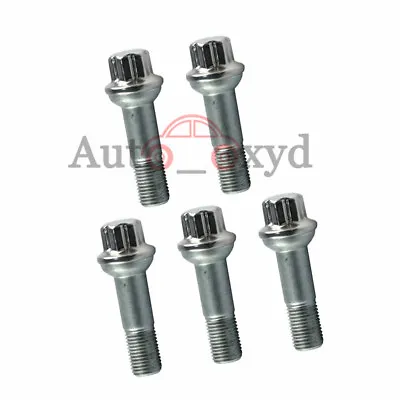 Chrome For Mercedes Benz ML550 S500 GLK350 S550 CL500 GL450 Lug Bolts Nuts 5pcs • $28.09