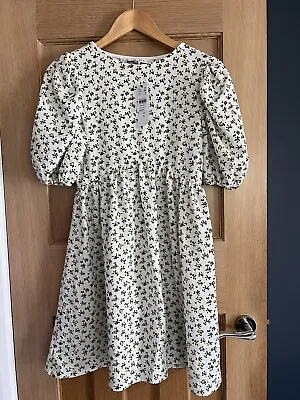 £0.99 • Buy Topshop Summer Ditsy Floral Dress 10 BRAND NEW WITH TAGS!