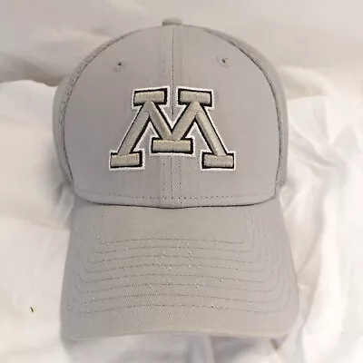 Gray New Era Minnesota Golden Gophers Fitted Hat Small/Medium • $19.95