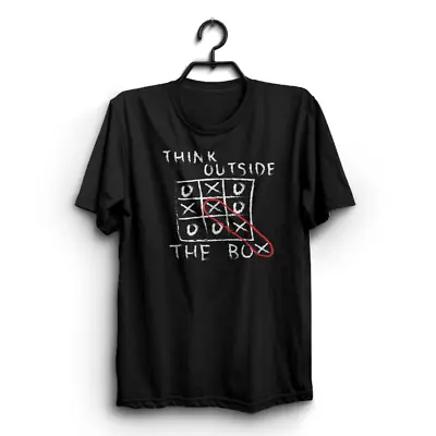 THINK OUTSIDE BOX Mens Funny T-Shirt Novelty T Shirt Clothing Tee Birthday Gift • $12.57