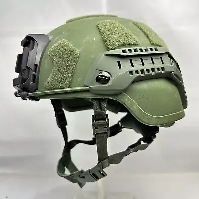 Large Olive Drab OD ACH Ballistic Military Advanced Combat Helmet MICH NIJ IIIA • $459.99