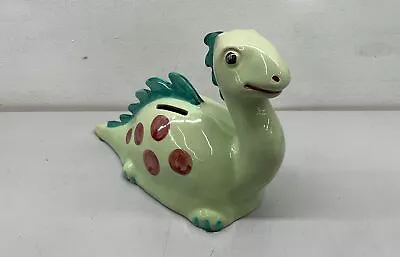 Vintage Dinosaur Ceramic Piggy Bank • $9.99