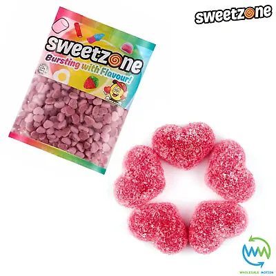 FIZZY JELLY HEARTS Sweets VALENTINES DAY Candy Love WEDDING Heart PICK N MIX UK • £5.29