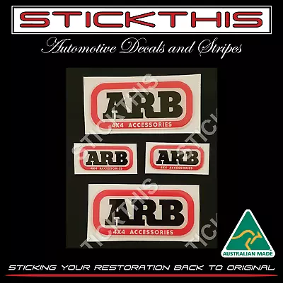 ARB Domed Decal Sticker Badge Bubble Resin SET OF 4! Summit Bull Bar Rack Steps • $48