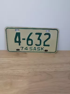 Saskatchewan Motorcycle License Plate • $25