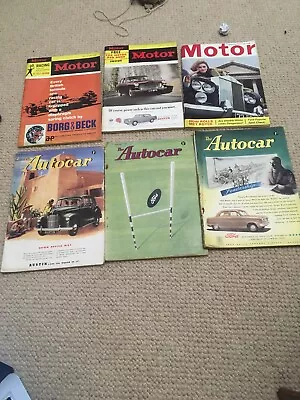 £14.50 • Buy Autocar & Motor Car Magazines 1955 1963   1964 