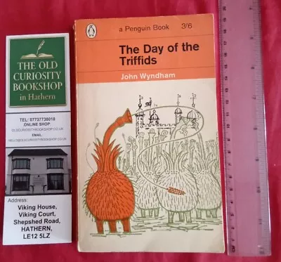 The Day Of The Triffids John Wyndham Vintage Orange Penguin 993 1964 • £10