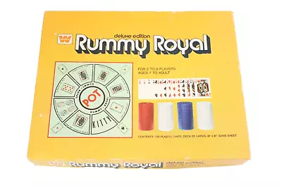 Vintage 1975 Whitman Rummy Royal Deluxe Edition Poker Board Game • $14.99