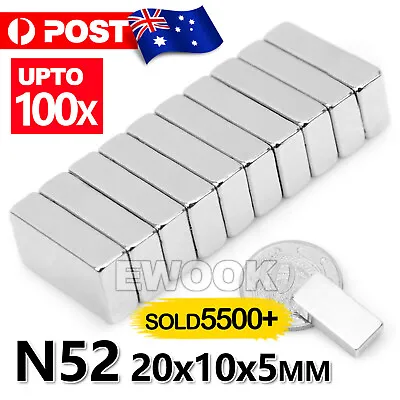 N52 Super Strong Magnets Block Rare Earth Cuboid Neodymium Super Strong Magnet • $8.95