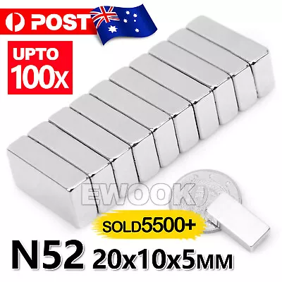 N52 Super Strong Magnets Block Rare Earth Cuboid Neodymium Super Strong Magnet • $10.95