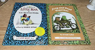 Little Bear 1957 Hardback Book Frog & The Toad 1972 Hardback Book New Lot Of 2 • $13.60