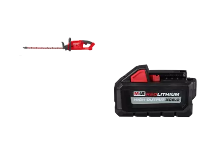 Milwaukee 2726-20x6 M18 FUEL 18V 24  Hedge Trimmer W/ 6AH Battery • $199