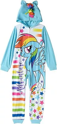 My Little Pony Hooded Blanket Sleeper Pajama Girl Size 6/6X 7/8 • $69.99