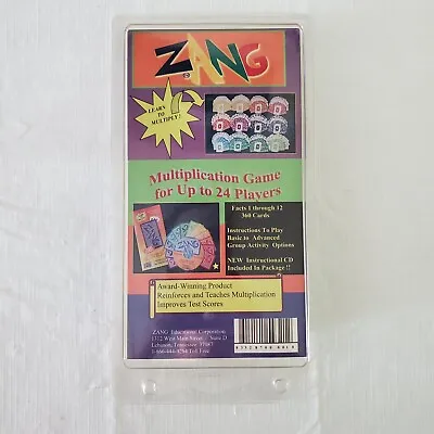ZANG Multiplication Card Game For Up To 24 Players Math Learning Education • $19.97