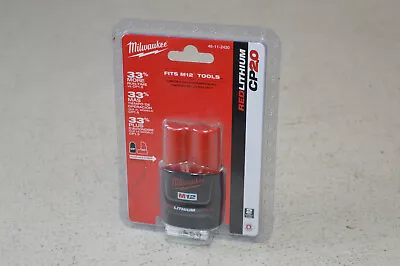 Milwaukee 48-11-2420 M12 Red Lithium CP 2.0 Battery • $27.99