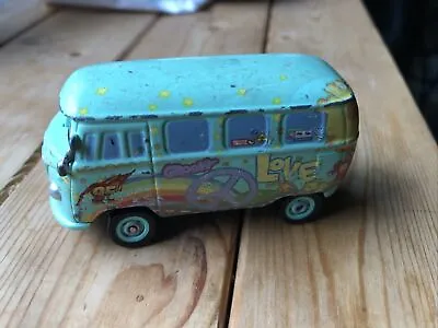 Disney Pixar Cars Fillmore VW Bus Volkswagen Mattel Diecast Samba Bus • $2.99