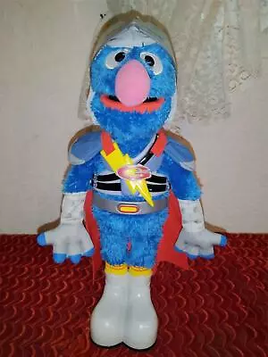 Vintage Talking Interactive Super Grover - Sesame Street Doll Figure - 2011 • $19.99