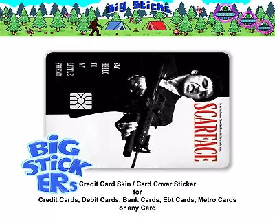 ScarFase Little Friend Credit/Debit Card Skin Cover SMART Sticker Wrap Decal • $7.78