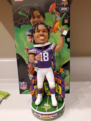 Justin Jefferson Minnesota Vikings Nickelodeon NVP Bobblehead NFL #58/101 • $99.99