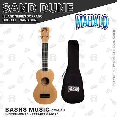 $39.99 • Buy Mahalo Island Series Soprano Ukulele Sand Dune + Bag