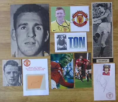 Manchester United Autograph Collection Inc. Denis Law & Ken Morgans (25740) • £30