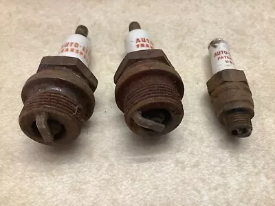 LOt 3 Vintage Auto TrucK AUTO-LITE Spark PLugS COLLECTIBLE TT-8 P4  • $29.95