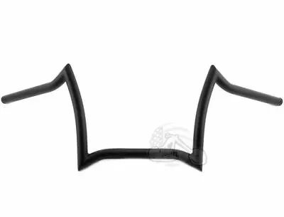 Black 1  Crazy Z Bars Ape Hanger Handlebars Harley Chopper Bobber Custom XL Pan • $105.26