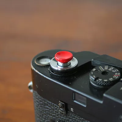 $12.50 • Buy Red Concave Small Soft Release Button F/ Leica M3 MP M8 M9 Fuji X100 Nikon Canon