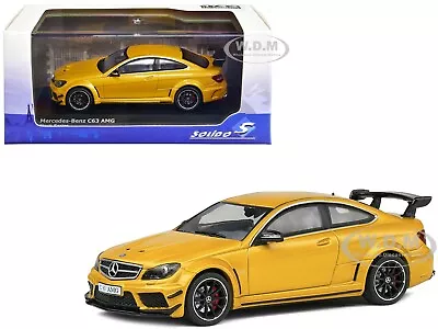 2012 Mercedes-benz C63 Amg Black Series Solarbeam Yellow 1/43 By Solido S4311601 • $27.99