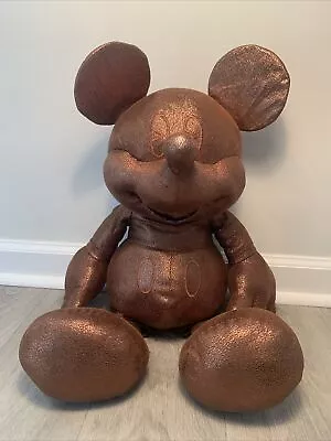 Disney Mickey Mouse Bronze Plush – Large – 25'' Belle Of The Ball Bronze Collect • $18