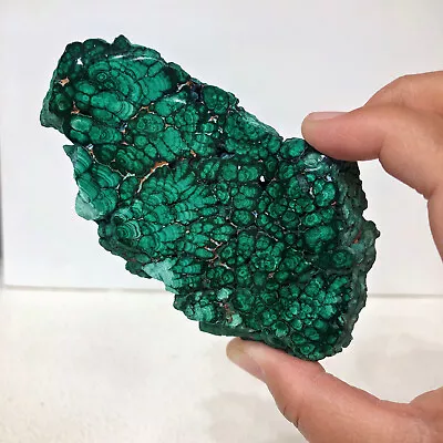 3.9 Natural Malachite Slab Healing Crystal Reiki Gems Rock Mineral Home Decor • $39.80