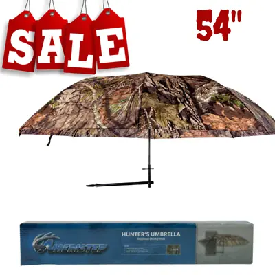 $30.55 • Buy 54 Hunters Umbrella Camouflage Mossy Oak For Tree Stand, Ground,Shield Free Ship