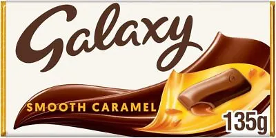 Premium Galaxy Caramel Chocolate Block 135g Mars Galaxy Caramel Chocolate Bar U • £2.19