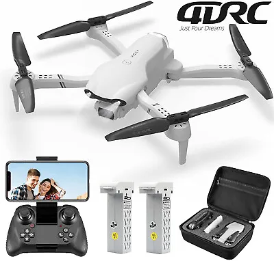 2024 Drone RC Drones Pro 4K HD Camera WIFI FPV Quadcopter Foldable Bag Gifts NEW • £43.99