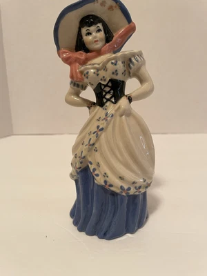 $14.50 • Buy Vintage Ceramic Arts Studio   Miss Lucinda  Southern Belle 7  Blue  Figurine Usa