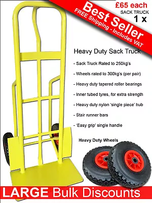 Heavy Duty Yellow Sack Truck / Barrow / Trolley  (clearance Prices) • £65