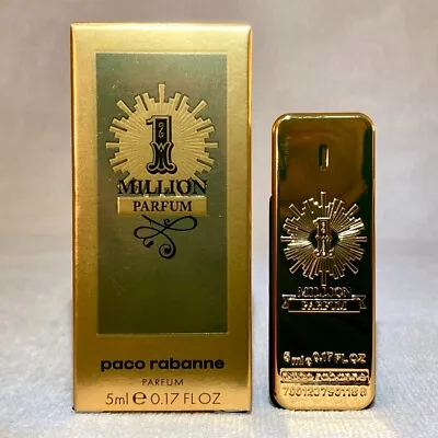 Paco Rabanne 1 Million Parfum MINI Splash Dabber .17oz 5ml New In Box • $23.89