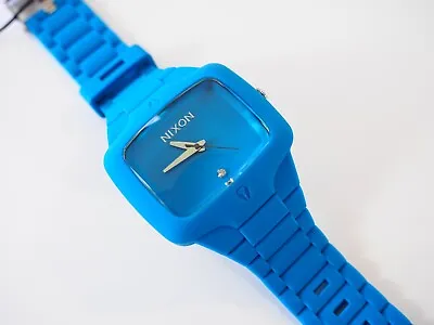 Nixon The Rubber Player Watch Blue X A139 649 NWT • £124.99