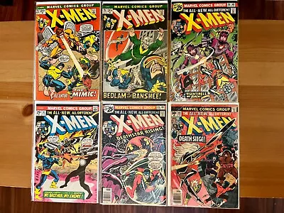 Uncanny X-men Lot 6 Books-Bronze Age 7576979899&103-All Newsstand • $76