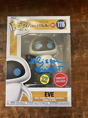 Elissa Knight Signed WALL-E Eve Funko POP Psa Dna Coa Autographed • £172.52