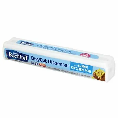 £6.99 • Buy Bacofoil Easy Cut Kitchen Foil Dispenser 5m Starter Roll Included