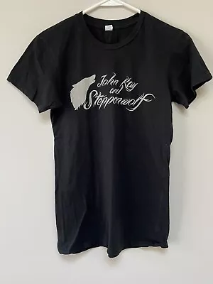 Vintage John Kay Steppenwolf Black Band T Shirt By Alternative Womens Large • $39.95