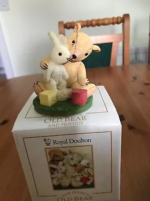 Royal Doulton Jane Hissey Old Bear And Friends  Don't Worry Rabbit  Ornament OB4 • £15