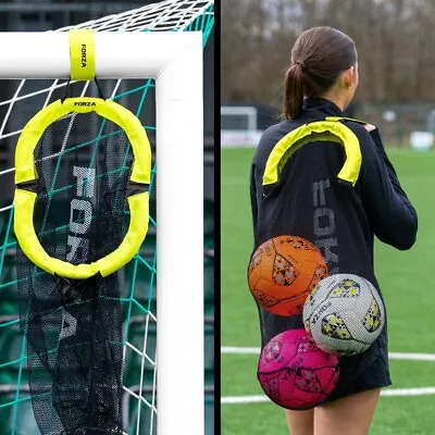 FORZA World’s Smallest Football Target Net | FOOTBALL GOAL TARGET – Corner Net • £29.99