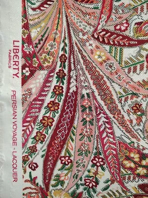 Liberty Persian Voyage In Majorelle Fabric Rare Designer Art Fabric Mid 19th New • £0.99
