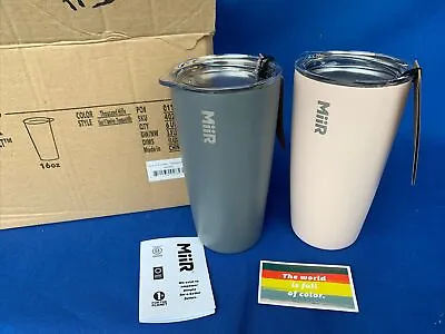 Lot Of 6 Brand New Miir 16oz VI Tumbler Insulated Travel Mug Press Fit Lid • $60